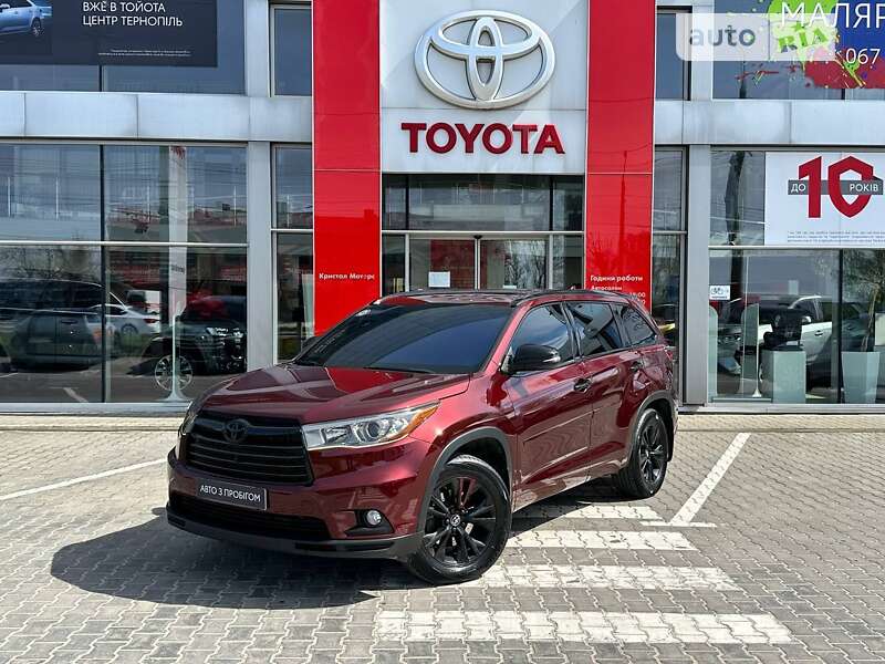 Позашляховик / Кросовер Toyota Highlander 2016 в Тернополі