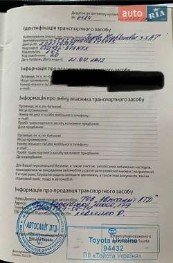 Позашляховик / Кросовер Toyota Highlander 2012 в 