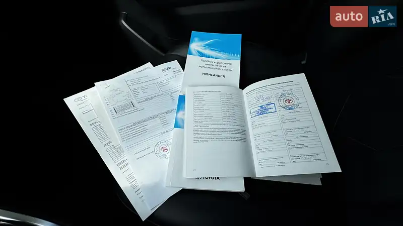 Внедорожник / Кроссовер Toyota Highlander 2020 в Черновцах документ