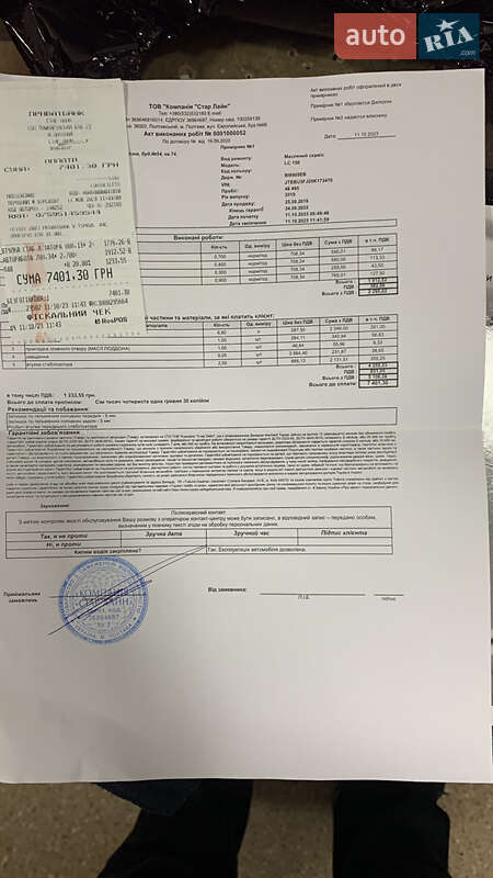 Внедорожник / Кроссовер Toyota Land Cruiser Prado 2019 в Полтаве