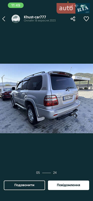 Внедорожник / Кроссовер Toyota Land Cruiser 2002 в Иршаве