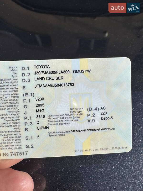 Внедорожник / Кроссовер Toyota Land Cruiser 2022 в Львове фото 37 Внедорожник / Кроссовер Toyota Land Cruiser 2022 в Львове