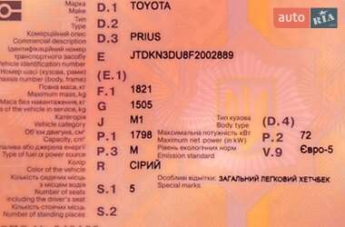 Хетчбек Toyota Prius 2015 в Києві