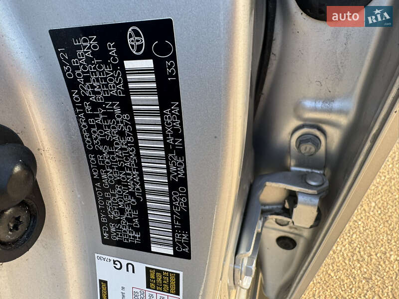 Хэтчбек Toyota Prius 2021 в Житомире фото 19 Хэтчбек Toyota Prius 2021 в Житомире