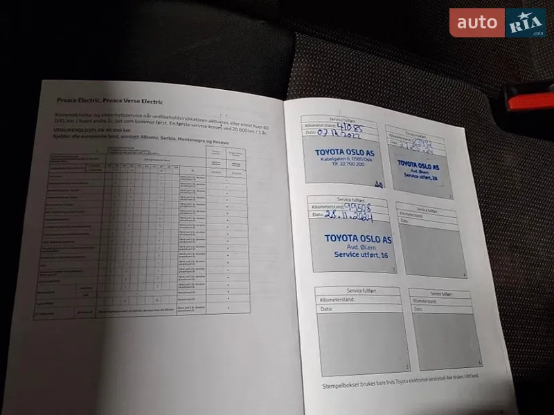 Грузовой фургон Toyota Proace 2022 в Кропивницком документ