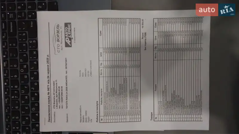 Позашляховик / Кросовер Toyota RAV4 2008 в Вишневому документ