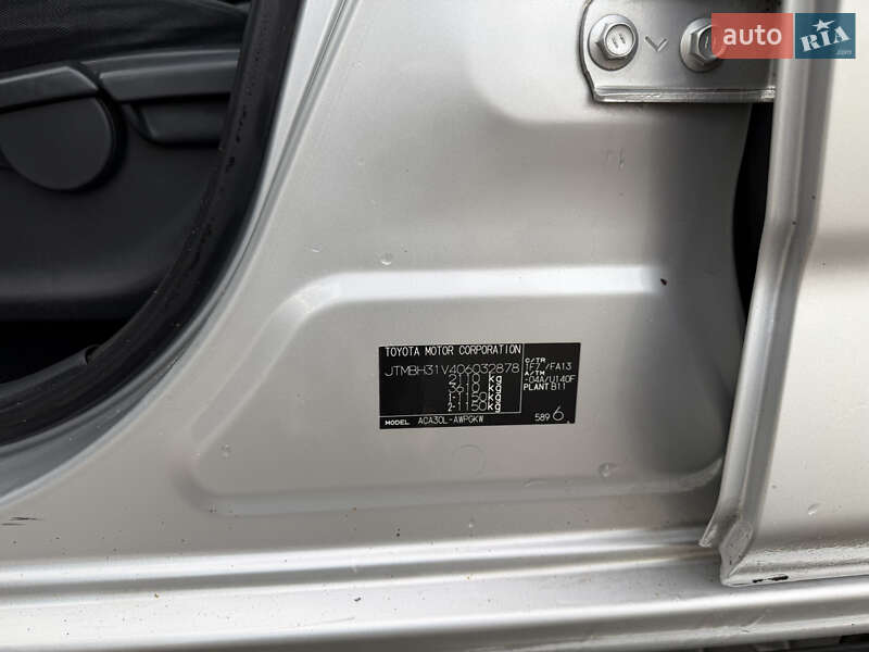 Внедорожник / Кроссовер Toyota RAV4 2006 в Борисполе