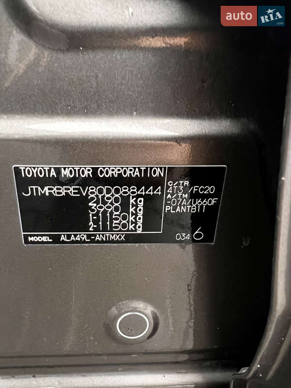 Внедорожник / Кроссовер Toyota RAV4 2017 в Луцке