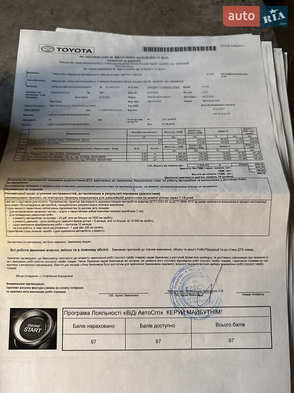 Позашляховик / Кросовер Toyota RAV4 2010 в Києві