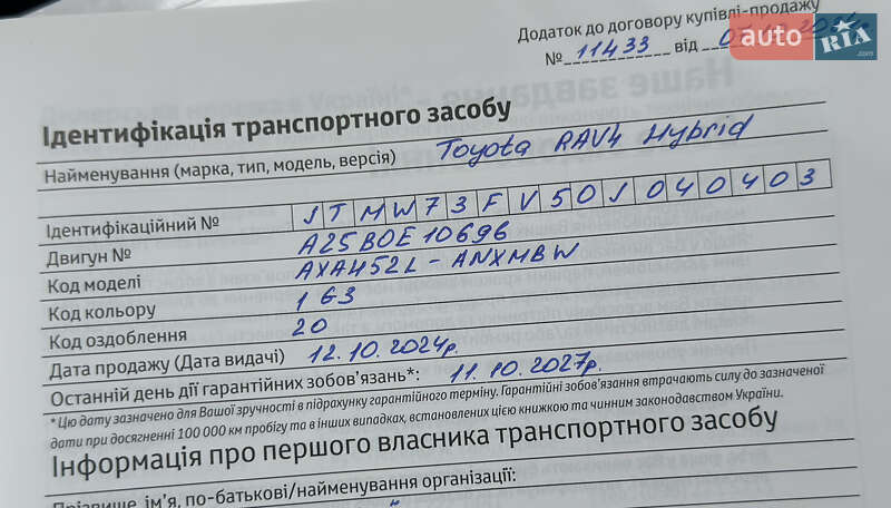 Позашляховик / Кросовер Toyota RAV4 2024 в Києві фото 46 Позашляховик / Кросовер Toyota RAV4 2024 в Києві
