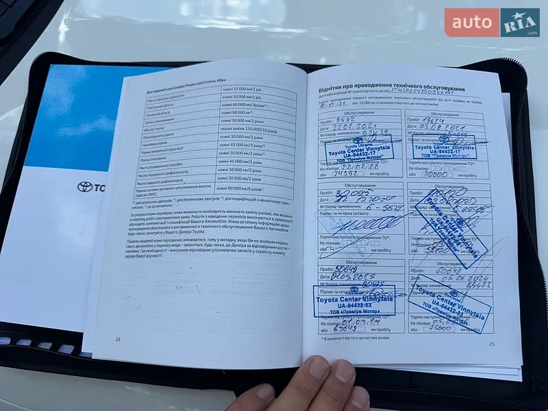 Внедорожник / Кроссовер Toyota RAV4 2020 в Виннице документ