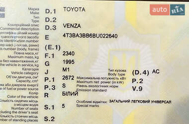 Внедорожник / Кроссовер Toyota Venza 2011 в 