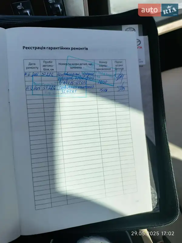Внедорожник / Кроссовер Toyota Venza 2013 в Запорожье документ