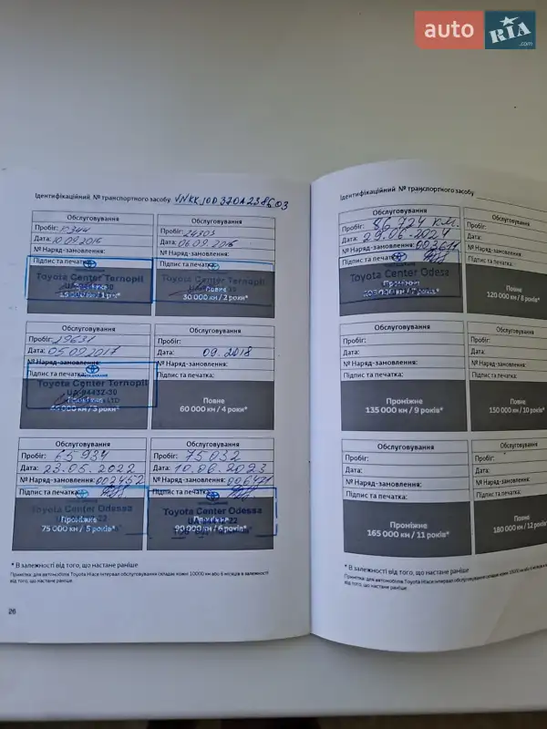 Седан Toyota Yaris 2014 в Одессе документ
