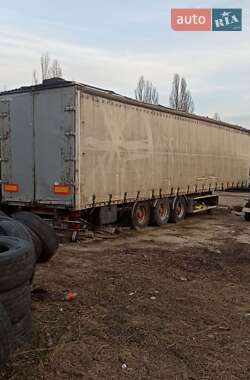 Тентованный борт (штора) - полуприцеп Trouillet SAF 2002 в 