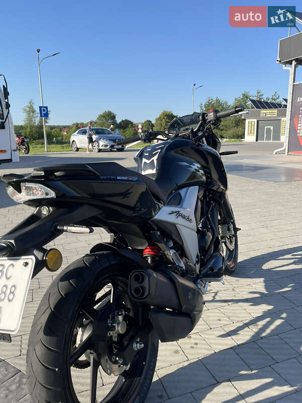 Мотоцикл Без обтікачів (Naked bike) TVS Apache RTR 160 2021 в Львові фото 3 Мотоцикл Без обтікачів (Naked bike) TVS Apache RTR 160 2021 в Львові