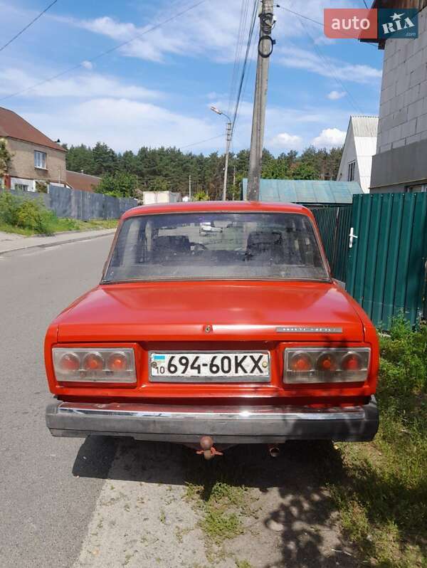 Седан ВАЗ / Lada 2107 1989 в Броварах фото 4 Седан ВАЗ / Lada 2107 1989 в Броварах