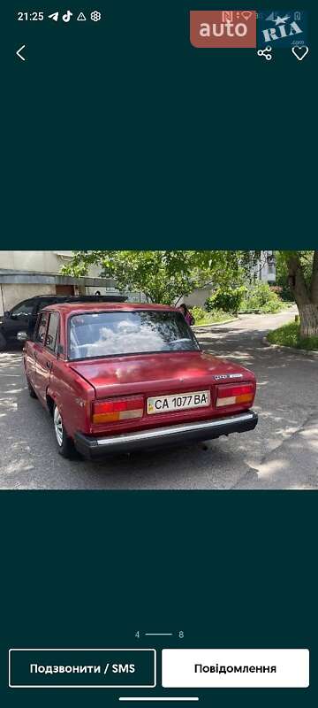 Седан ВАЗ / Lada 2107 1983 в Золотоноше фото 5 Седан ВАЗ / Lada 2107 1983 в Золотоноше