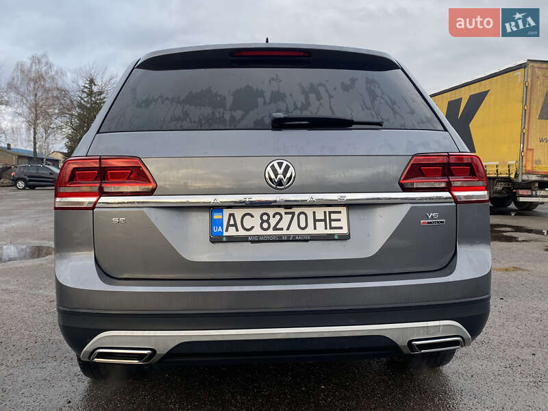 Внедорожник / Кроссовер Volkswagen Atlas 2017 в Луцке
