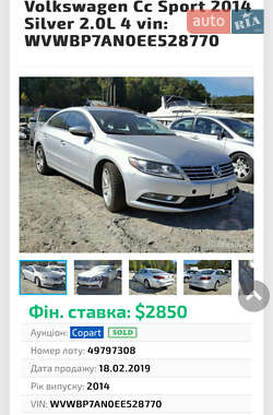 Купе Volkswagen CC / Passat CC 2014 в Прилуках