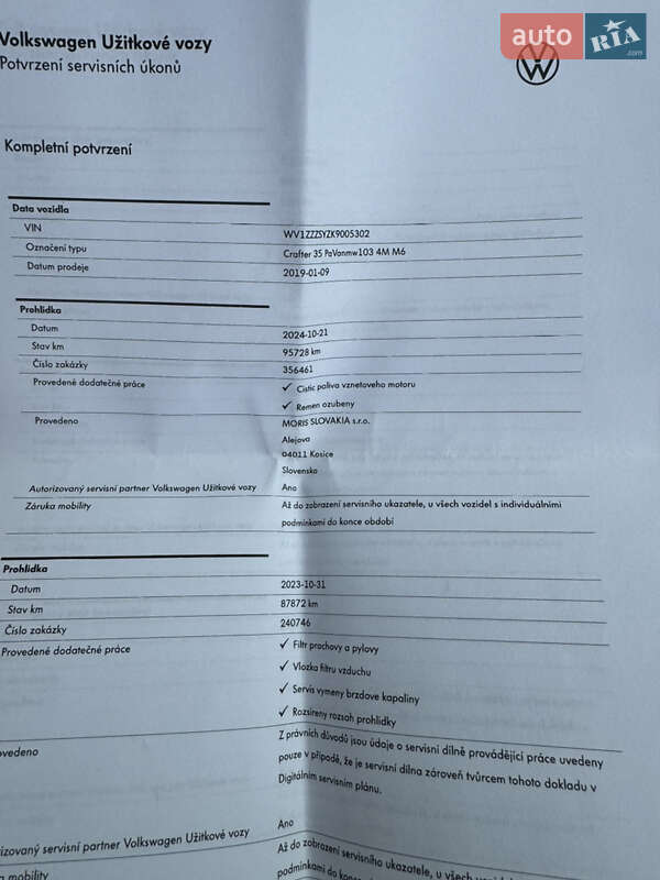 Грузовой фургон Volkswagen Crafter 2019 в Киеве