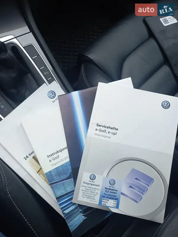 Хетчбек Volkswagen e-Golf 2016 в Вінниці документ