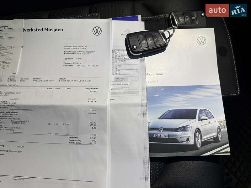 Хэтчбек Volkswagen e-Golf 2020 в Ровно