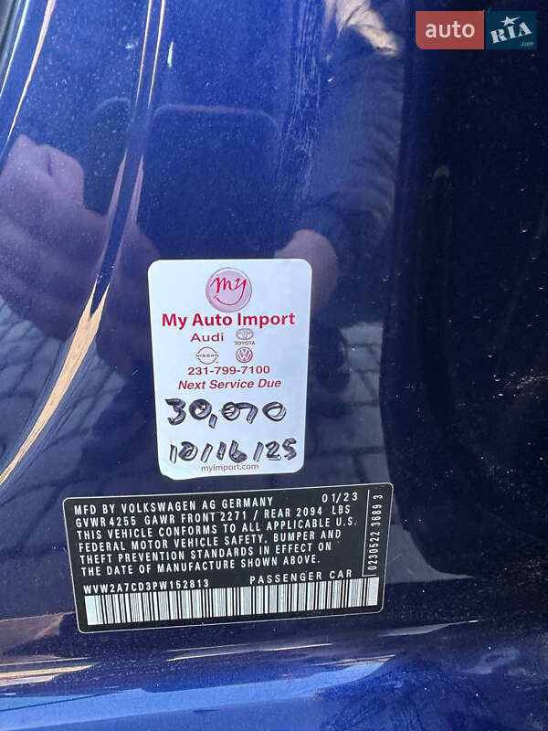 Хэтчбек Volkswagen Golf GTI 2023 в Львове фото 24 Хэтчбек Volkswagen Golf GTI 2023 в Львове