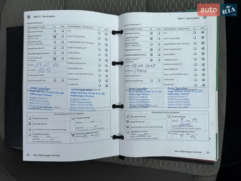 Хэтчбек Volkswagen Golf Plus 2010 в Львове документ