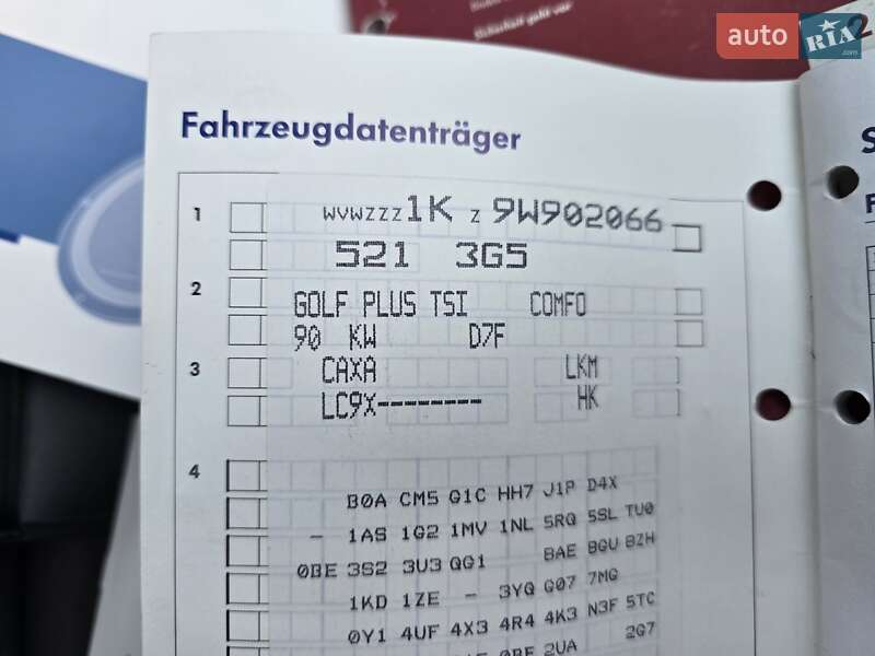 Хэтчбек Volkswagen Golf Plus 2010 в Полтаве фото 46 Хэтчбек Volkswagen Golf Plus 2010 в Полтаве