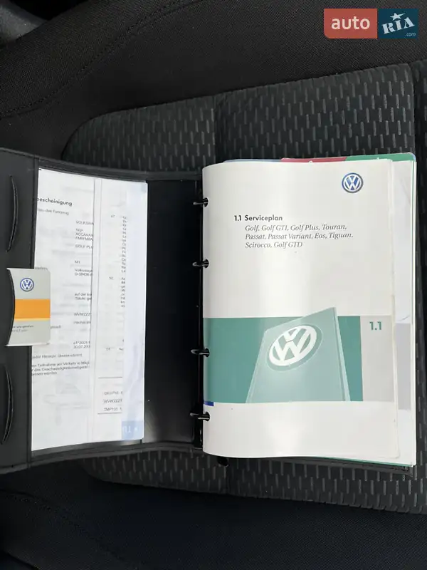 Хэтчбек Volkswagen Golf Plus 2009 в Луцке документ