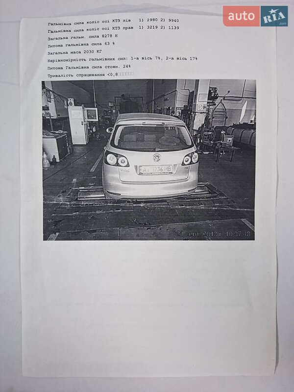 Хэтчбек Volkswagen Golf Plus 2013 в Киеве