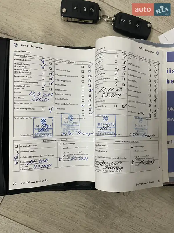 Хэтчбек Volkswagen Golf Plus 2010 в Виноградове документ