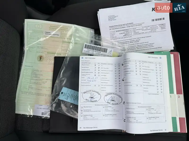 Хетчбек Volkswagen Golf Plus 2008 в Вінниці документ