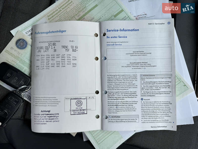 Хетчбек Volkswagen Golf 2007 в Сваляві