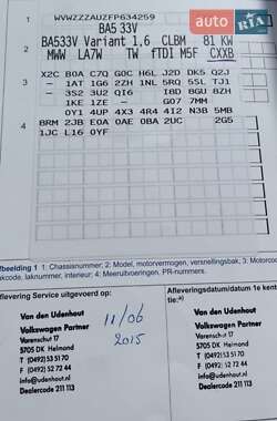 Універсал Volkswagen Golf 2015 в 