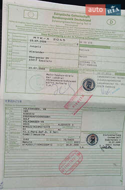 Универсал Volkswagen Golf 2008 в 