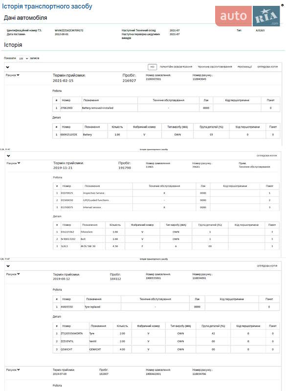 Універсал Volkswagen Golf 2012 в Львові