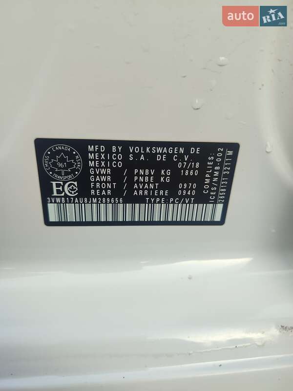 Хетчбек Volkswagen Golf 2018 в Смілі