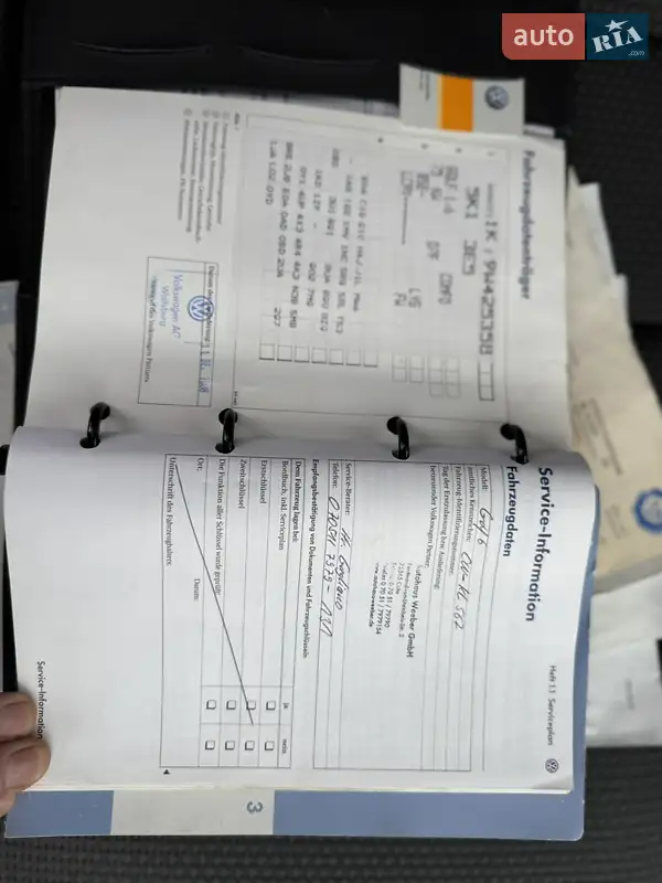 Хэтчбек Volkswagen Golf 2009 в Владимире документ