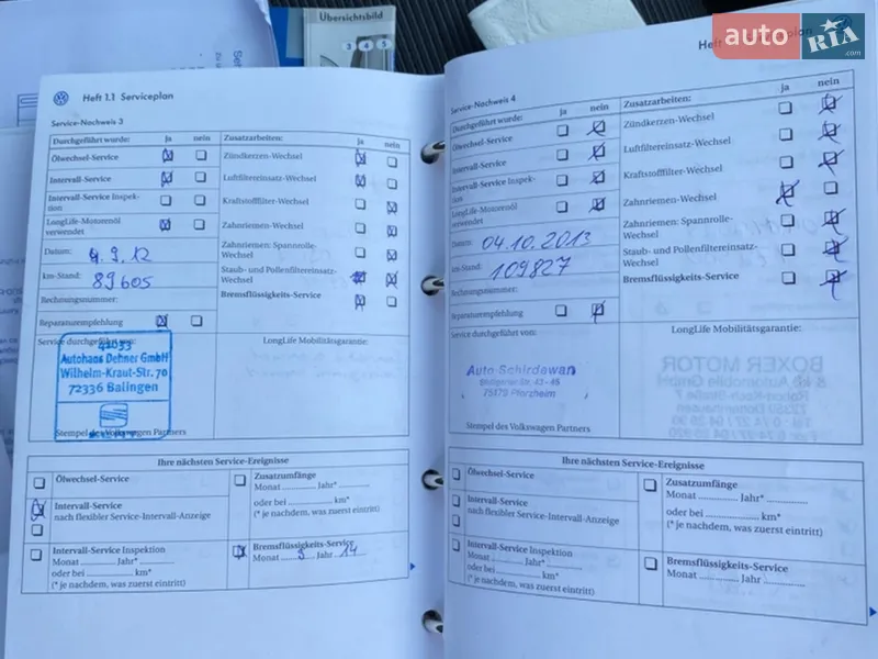 Хэтчбек Volkswagen Golf 2004 в Луцке документ