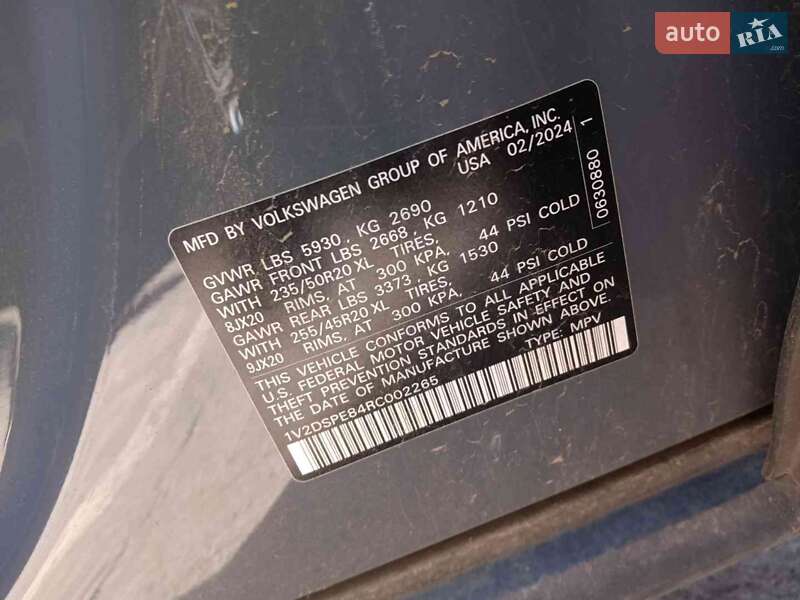 Внедорожник / Кроссовер Volkswagen ID.4 2024 в Киеве