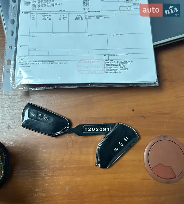 Внедорожник / Кроссовер Volkswagen ID. UNYX 2024 в Львове документ 2 фото Внедорожник / Кроссовер Volkswagen ID. UNYX 2024 в Львове документ