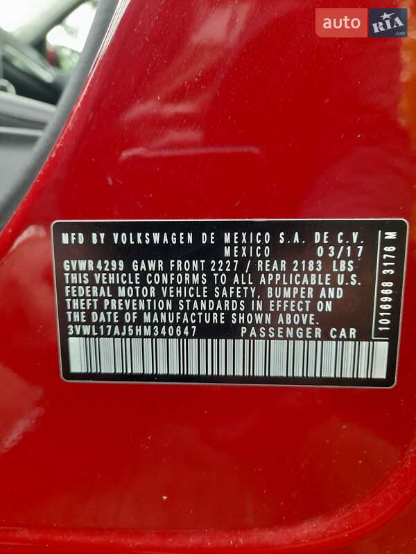 Седан Volkswagen Jetta 2017 в Макарове фото 8 Седан Volkswagen Jetta 2017 в Макарове