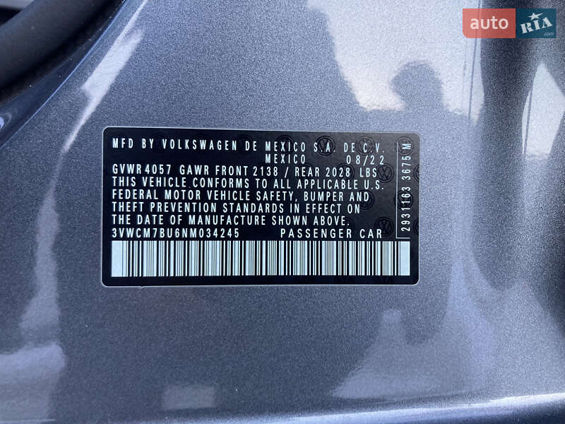 Седан Volkswagen Jetta 2022 в Киеве