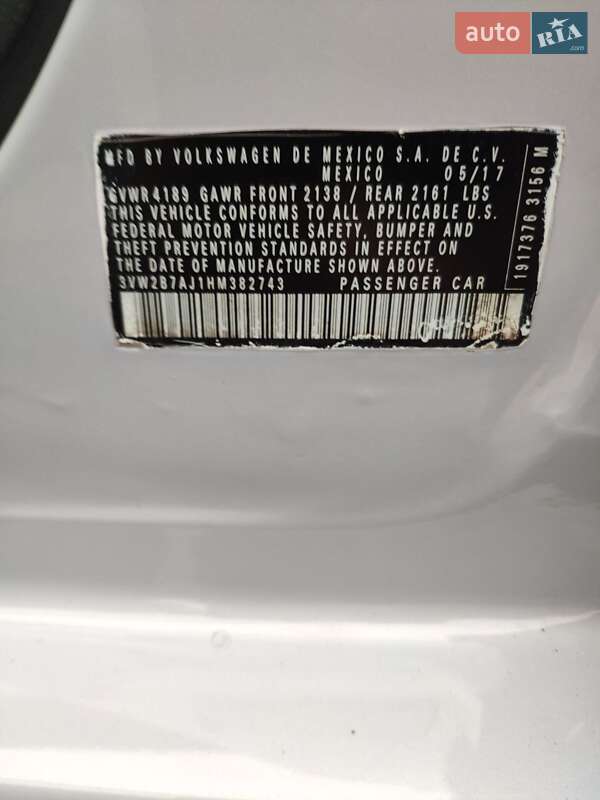 Седан Volkswagen Jetta 2017 в Зенькове