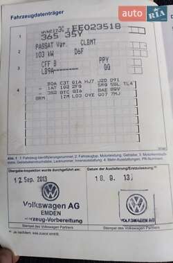 Универсал Volkswagen Passat 2013 в 