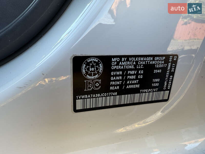 Седан Volkswagen Passat 2017 в Белой Церкви фото 14 Седан Volkswagen Passat 2017 в Белой Церкви