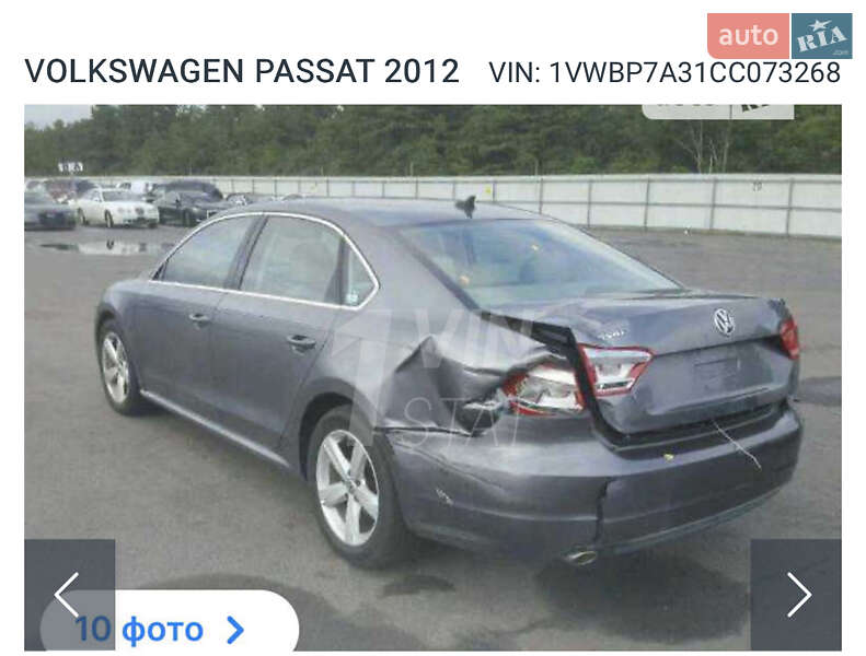Седан Volkswagen Passat 2012 в Харкові