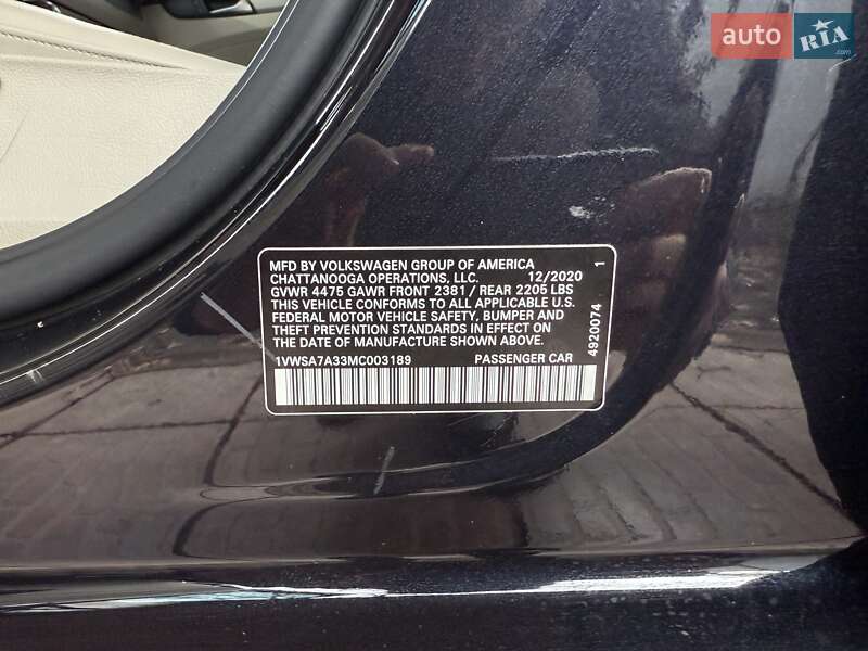 Седан Volkswagen Passat 2020 в Киеве